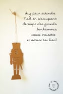 DIY - Mr Casse-Noisette à suspendre