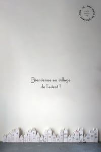 Image 3 of DIY calendrier de l'avent Village en papier à télécharger