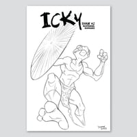 Image 1 of Icky Issue #2 Pencil Sketch Cover 8