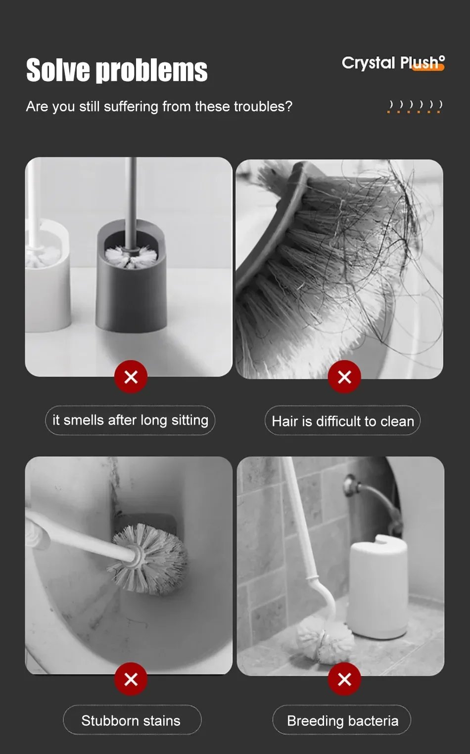 Wall Disposable Toilet Brush