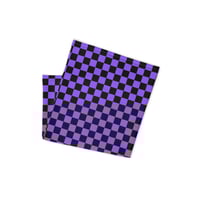 Image 1 of Purple Checker Neck Gaiter