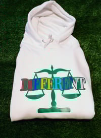 Image 1 of Multicolor "DIFFERENT" ⚖️ HOODIE 