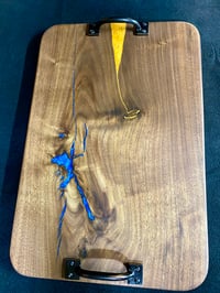 Image 1 of CUSTOM CRAFTED WALNUT CHARCUTERIE BOARD (16" X 10.5 x .75")