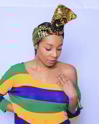 Image 2 of Mardi Gras Off Shoulder Top