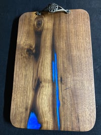 Image 1 of CUSTOM CRAFTED WALNUT CHARCUTERIE BOARD (15.5" X 10 X  1")