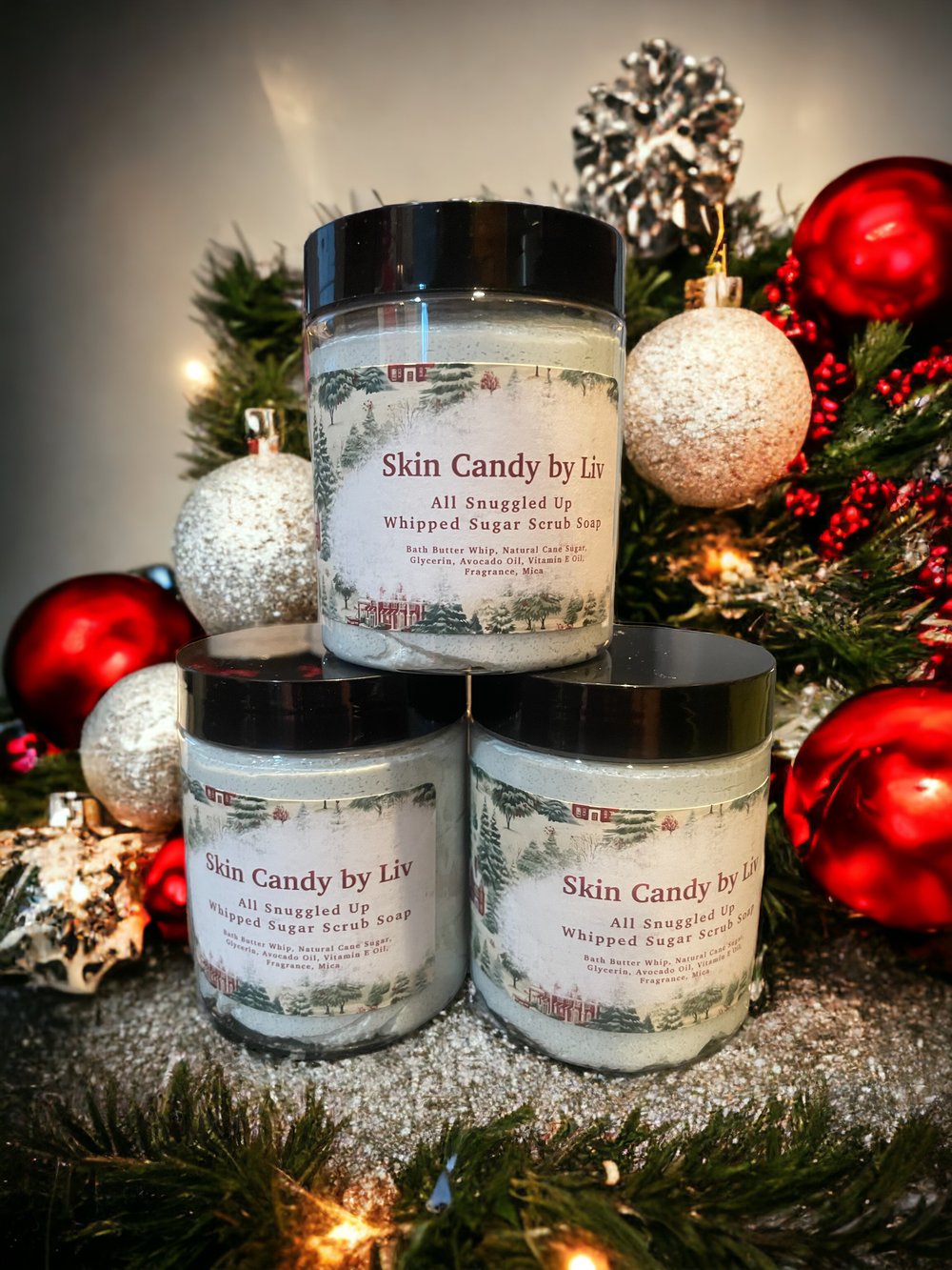 All Snuggled Up Whipped Sugar Scrub Soap