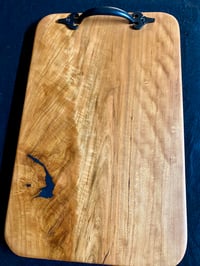Image 1 of CUSTOM CRAFTED CHERRY CHARCUTERIE BOARD (15.5" X 10 X .75")