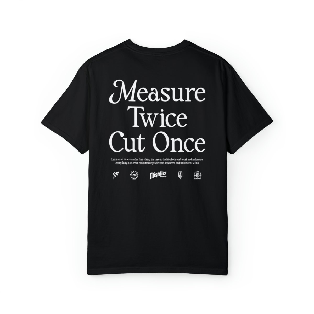 Image of Measure Twice - Bold T-shirt