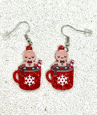 Gingerbread cocoa earrings 