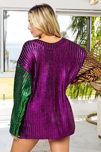 Image 5 of Mardi Gras Is Here Sweater