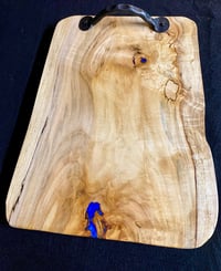 Image 1 of CUSTOM CRAFTED MAPLE CHARCUTERIE BOARD (13" X 10.5" X .75")