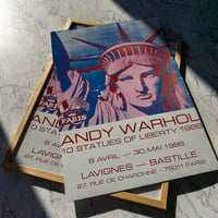 Image 1 of 10 Statues Of Liberty | Andy Warhol - 1986 | Event Poster | Vintage Poster