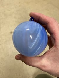 Image of Blue marble ornament 1