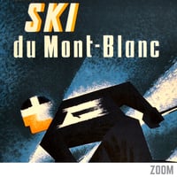 Image 2 of Semaine Internationale de Ski du Mont-Blanc | E. Lancaster - 1951 | Event Poster | Vintage Poster