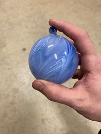 Image of Blue marble ornament 4