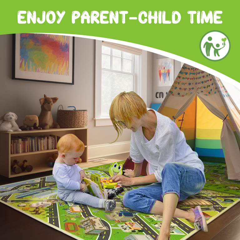 Kids 3D Rug, Car Rug Play Mat, Road Rug, Abc Rug - Play Learn and Have Fun Image 5