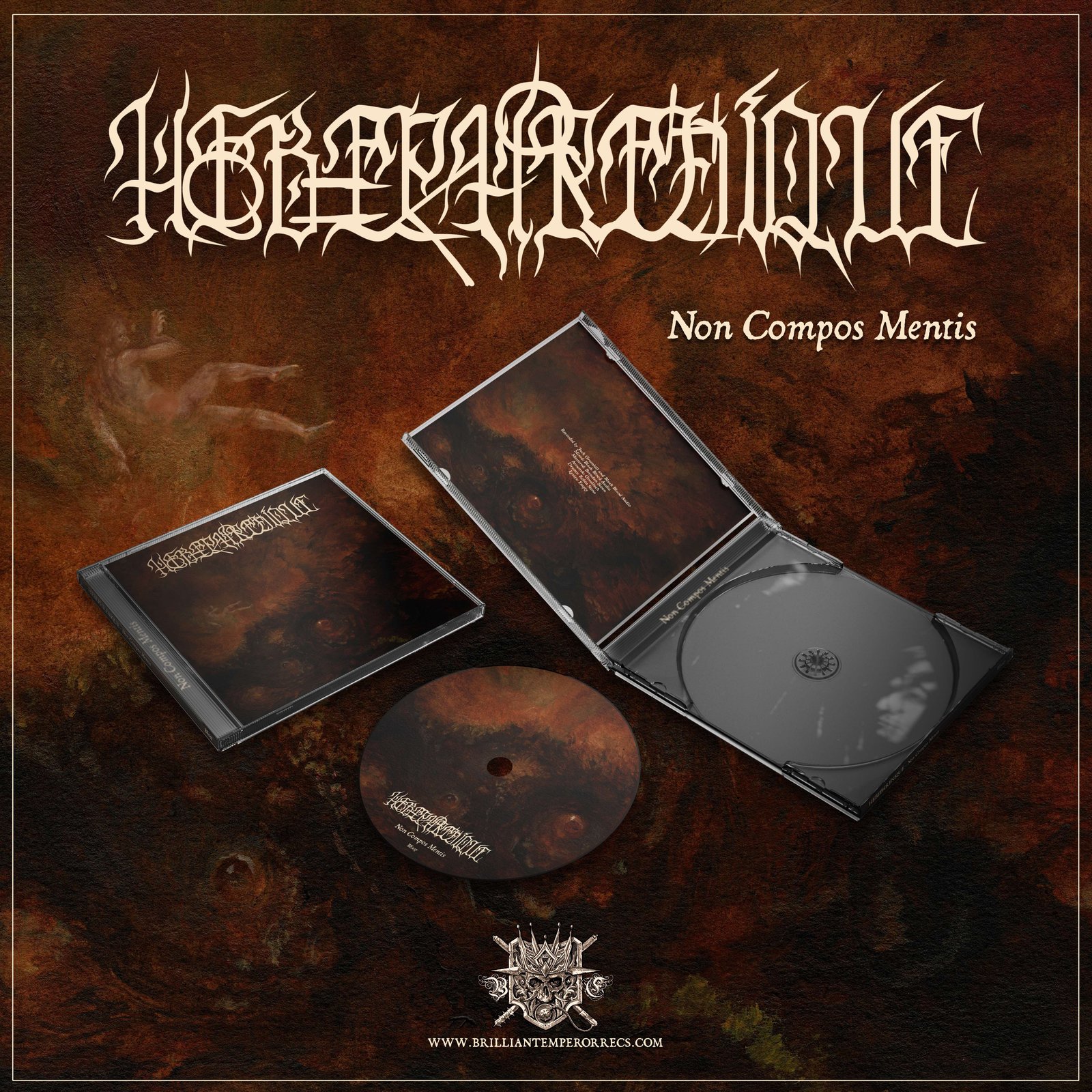 Hebephrenique "Non Compos Mentis" CD | Brilliant Emperor Records