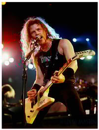 Image 5 of James Hetfield guitar stickers ESP Explorer MX-220 "EET FUK" Well’ard Stiffy Boyz
