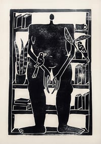 Vipers Bundle linocut print
