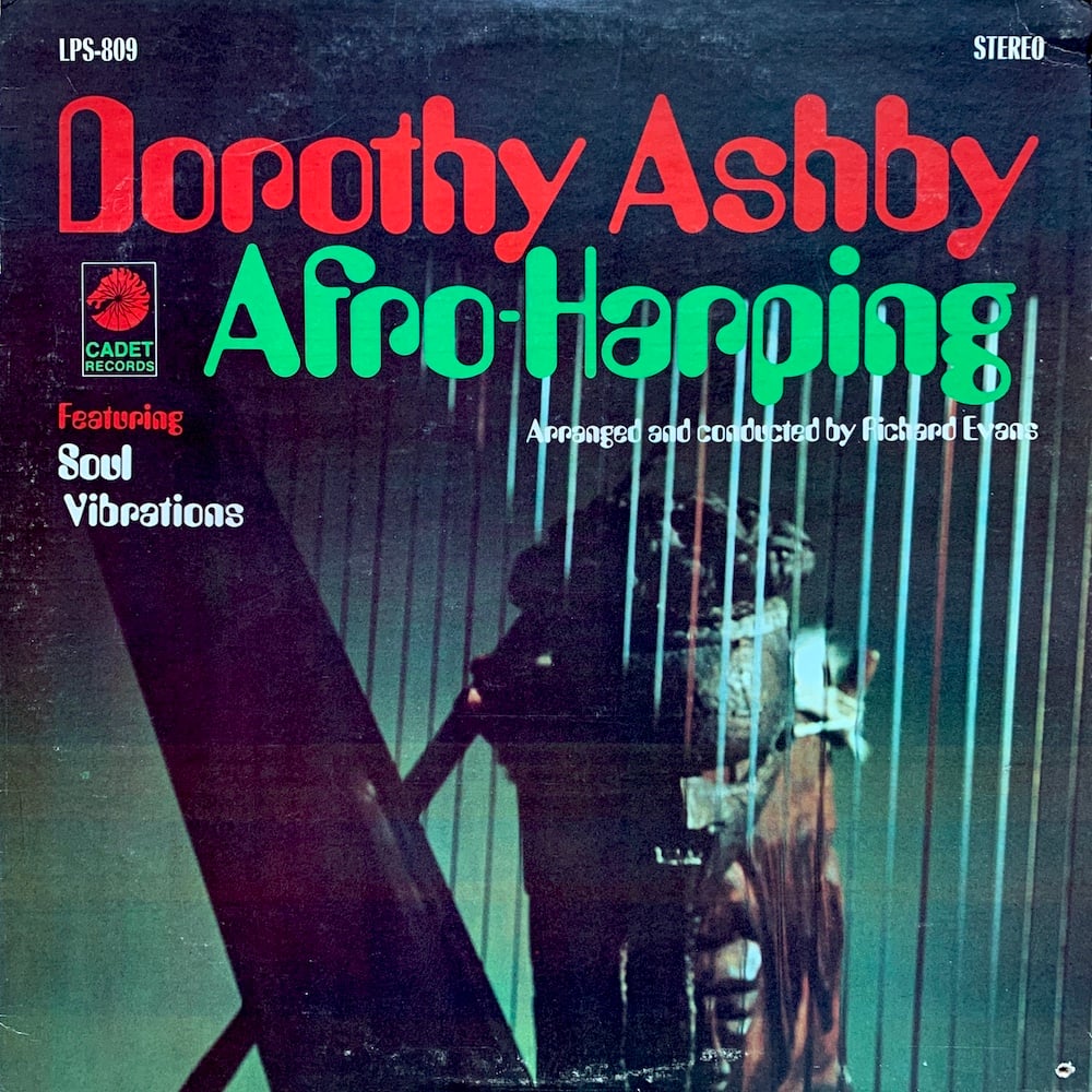 Dorothy Ashby – Afro-Harping (Cadet – DJLPS-809 - Promo - 1968 