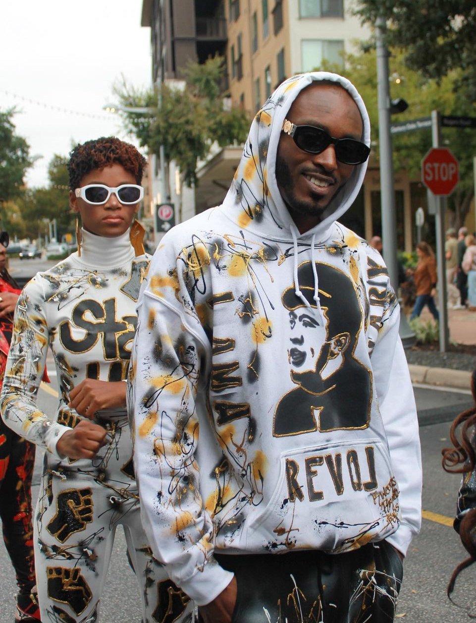 Image of I Am A Revolutionary Hoodie (Pearl White)