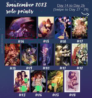 Image of Smutember 2023 Prints