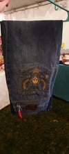 90's Skull Embroidered Jeans