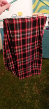 Vntg Red & Black Plaid Comfy Pants