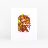 Image 1 of Squirrel silkscreen print