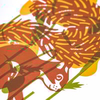 Image 2 of Squirrel silkscreen print