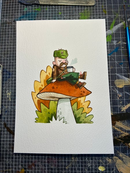 Image of Mushroom Man: Time For a Brew