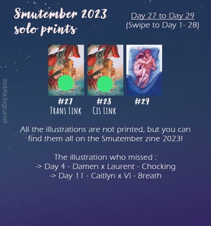 Image of Smutember 2023 Prints