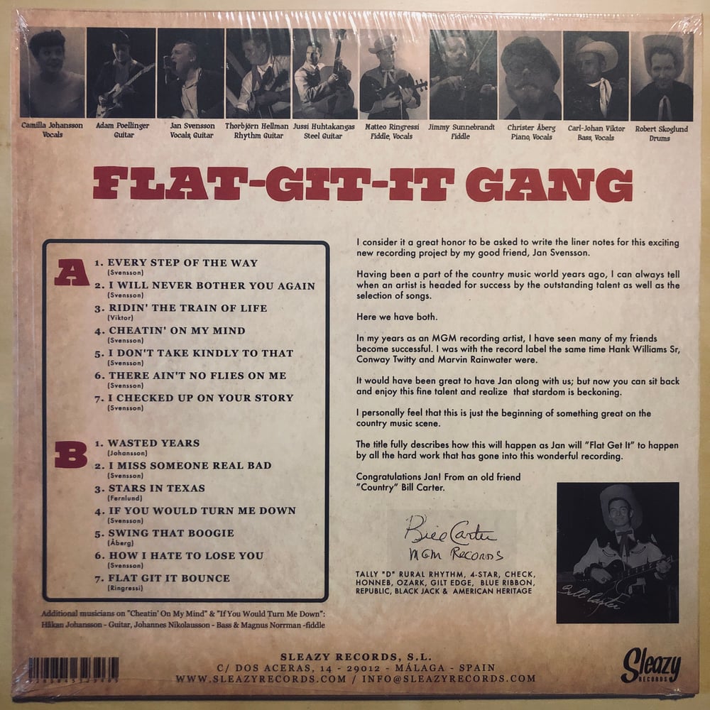 THE FLAT-GIT-IT GANG - FLAT GITTIN' IT (LP)