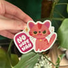 Nope Cat Sticker