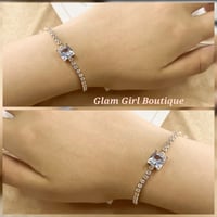 Image 1 of "Dainty and Chic" Tennis Bracelet