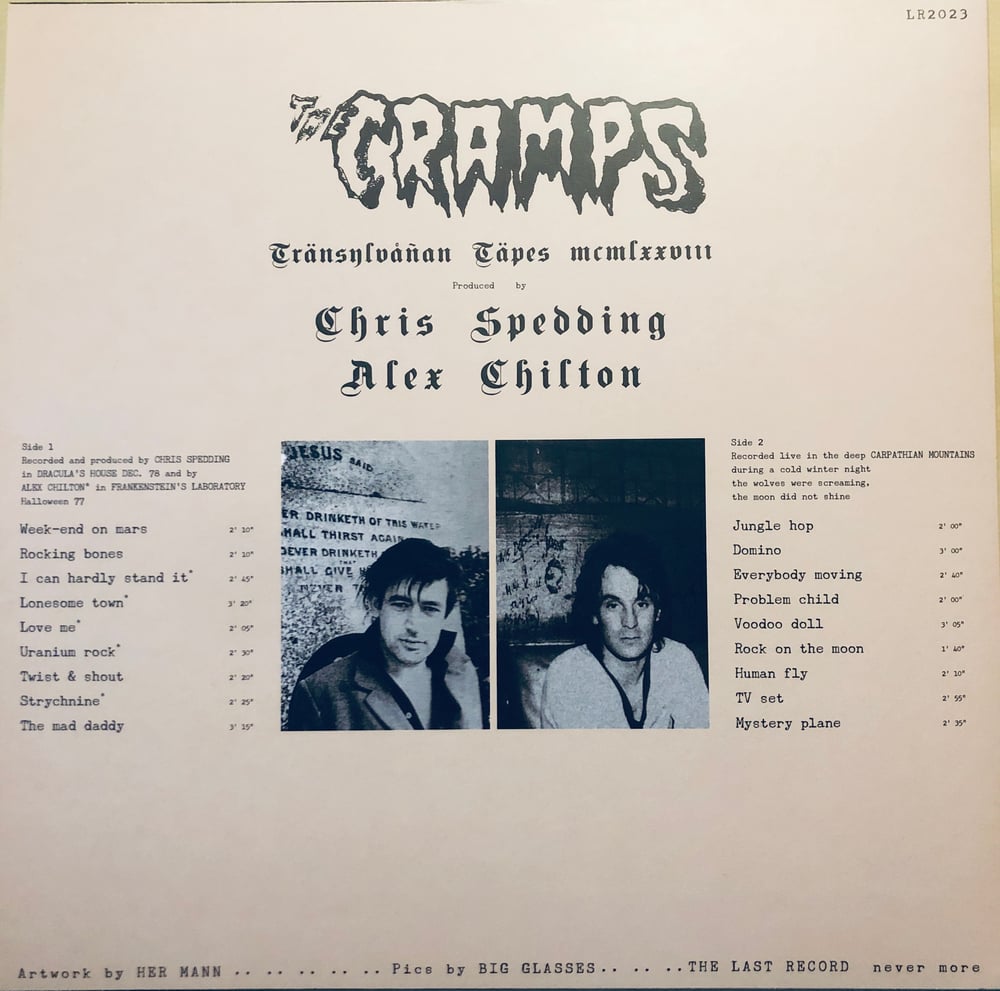 The Cramps – The Last Record (Tränsylvåñan Täpes MCMLXXVIII) BLACK VINYL