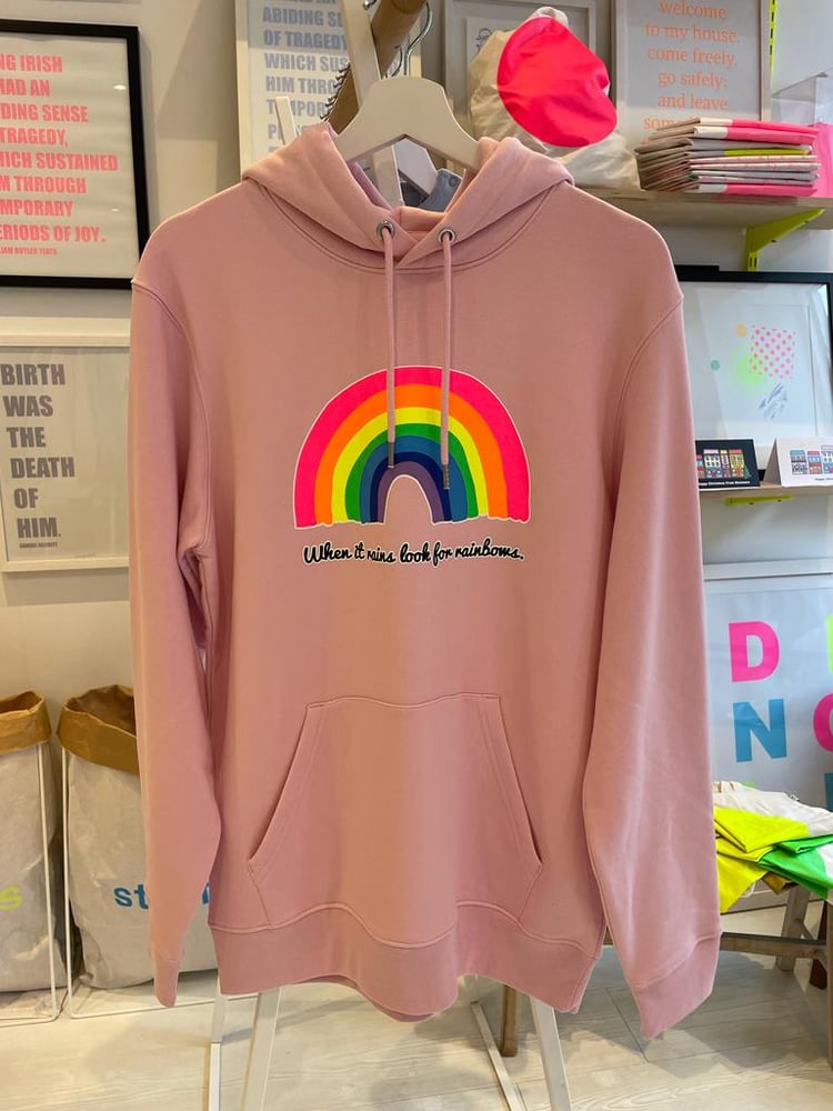 Image of Pink Rainbow Hoodie