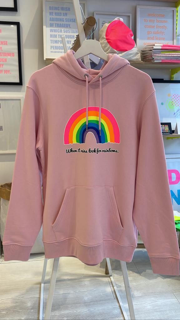 Image of Pink Rainbow Hoodie
