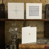 Image 3 of LETTERPRESS CHRISTMAS CARDS ~ OLD ENGLISH 