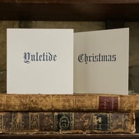 Image 4 of LETTERPRESS CHRISTMAS CARDS ~ OLD ENGLISH 