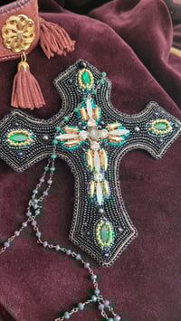Image 1 of Collier broche CROIX RENAISSANCE