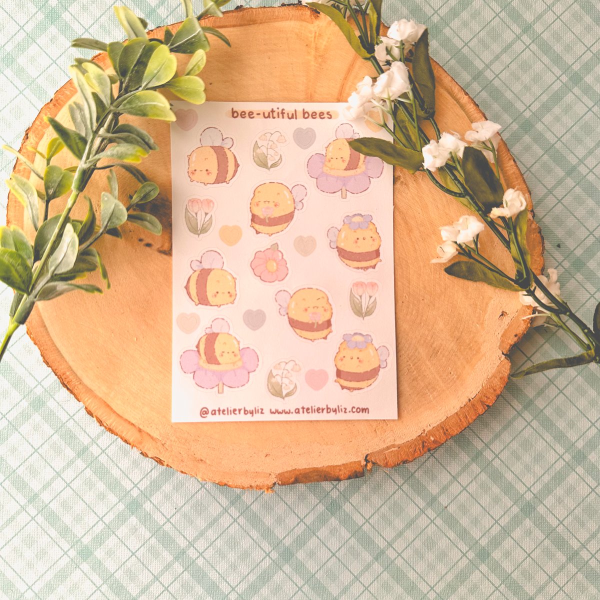 Bee-utiful Bees Sticker Sheet | Atelier By Liz