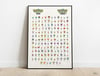 Pokemon Fire Red / Leaf Green Sprite Game Poster Print