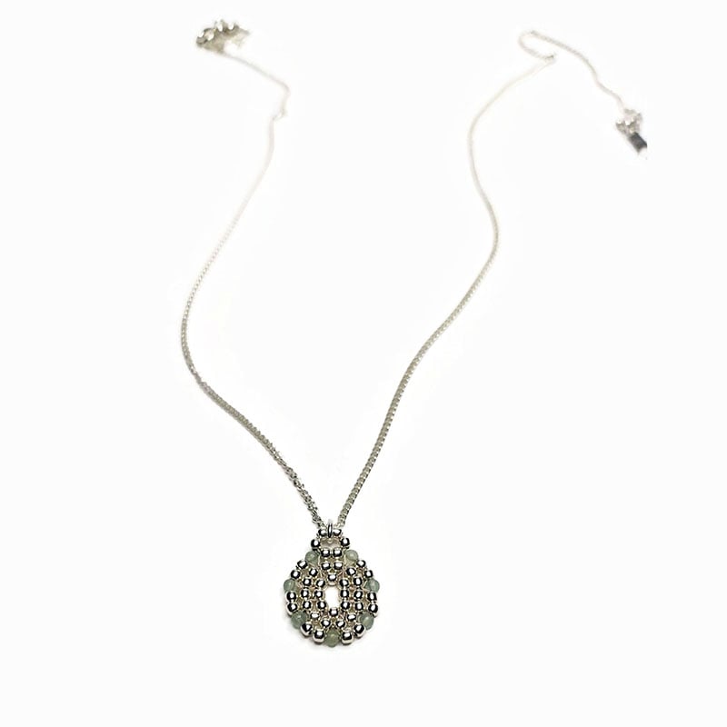 Image of Collier pendentif argent "Frey"