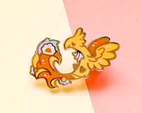 Flambé Phoenix Enamel Pin