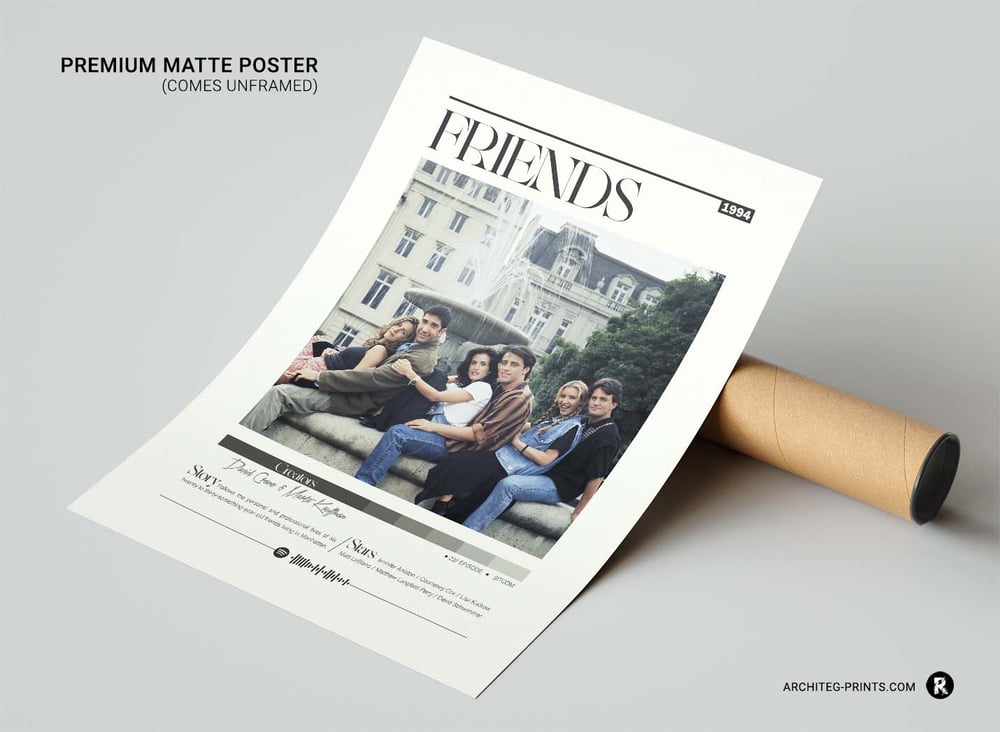 Friends - Television Sitcom Poster Print 