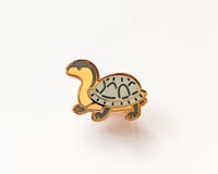 Eastern Snake-Necked Turtle - Tiny Reptile Enamel Pins