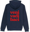 HOODIE VENI VADI BACI MARINE 