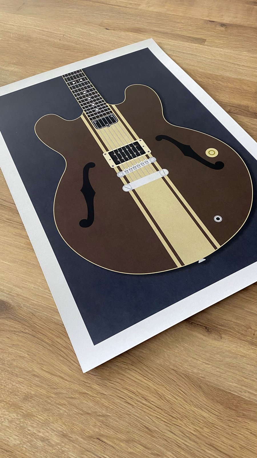 Tom DeLonge - Blink 182 - Signature Gibson ES-333 Print | TRIED & TRUE