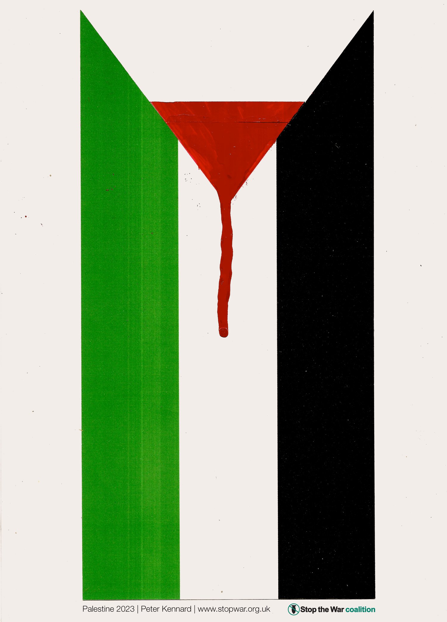 Image of Palestine 2023 Peter Kennard Print